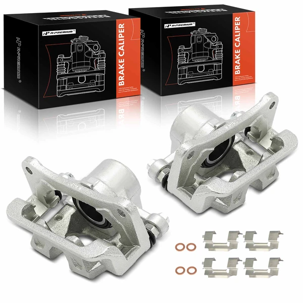 2017-2018 Genesis G80 2-Pc Brake Caliper Rear Driver & Passenger 1-Piston A-Premium APBC2220