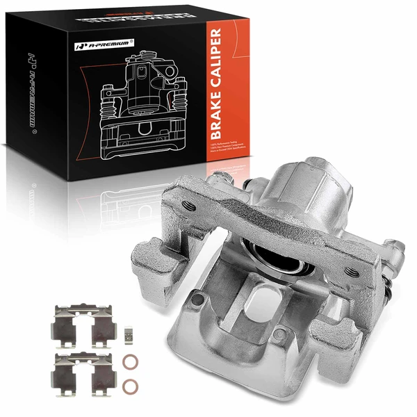1-PC Brake Caliper, Rear Right Passenger Side, 1-Piston, A-Premium APBC0966