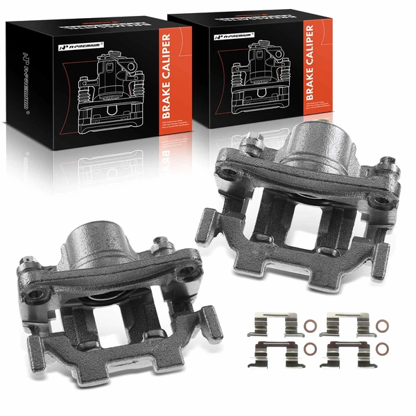 2013-2020 Nissan Pathfinder 2-Pc Brake Caliper Rear Driver & Passenger 1-Piston A-Premium APBC0942
