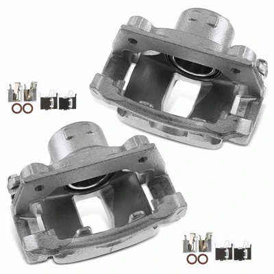 2009-2015 Lexus IS250 2pc Brake Caliper Front Driver & Passenger 1-Piston A-Premium APBC1164