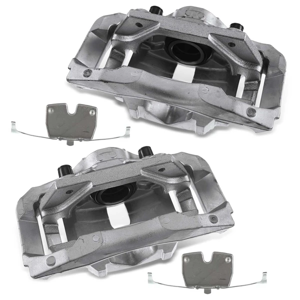 2010-2015 BMW 750i xDrive 2-Pc Brake Caliper Front Driver & Passenger 1-Piston A-Premium APBC0864