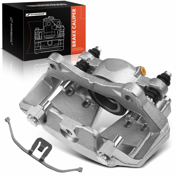 1-PC Brake Caliper, Front Left Driver Side, 1-Piston, A-Premium APBC2414