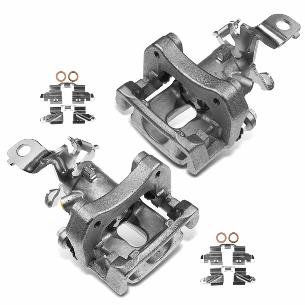 2-PC Brake Caliper, Rear Driver & Passenger, 1-Piston, A-Premium APBC2128