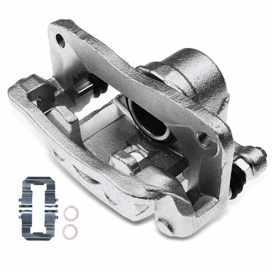 Rear Driver Brake Caliper with Bracket