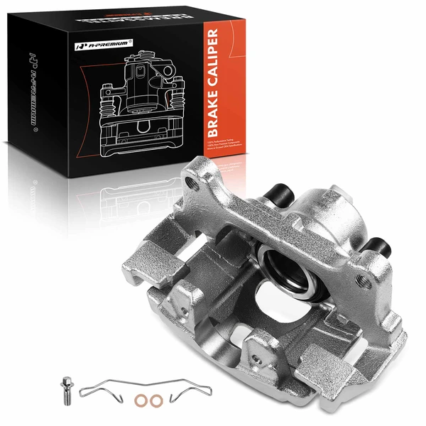 1-PC Brake Caliper, Front Left Driver Side, 1-Piston, A-Premium APBC3081
