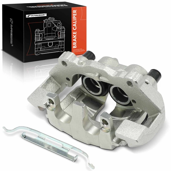 1-PC Brake Caliper, Front Left Driver Side, 2-Piston, A-Premium APBC2433