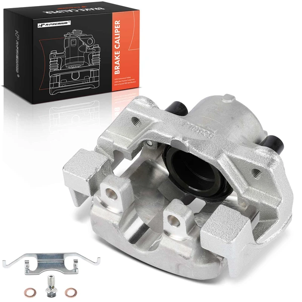 1-Pc Brake Caliper with Bracket Front Right Passenger Side 1-Piston A-Premium APBC4443