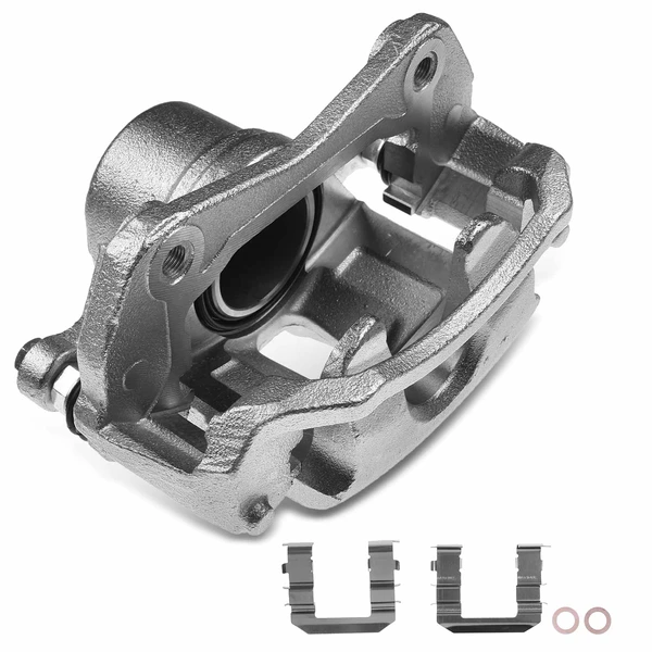 1-PC Brake Caliper, Front Right Passenger Side, 1-Piston, A-Premium APBC2142