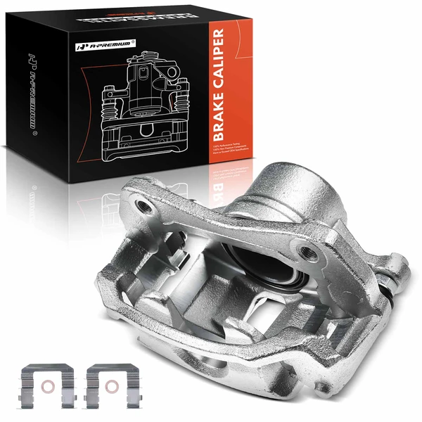 1-PC Brake Caliper, Front Left Driver Side, 1-Piston, A-Premium APBC2144