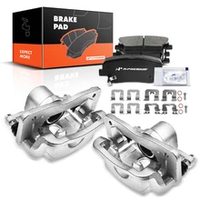 6 Pcs Rear Brake Calipers & Ceramic Brake Pads