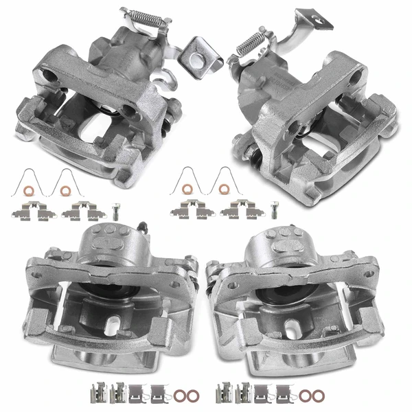4-PC Brake Caliper, Front & Rear, 1-Piston, A-Premium APBC1536