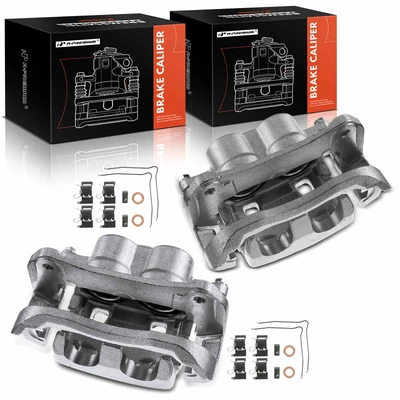 2 Pcs Front Brake Caliper with Bracket