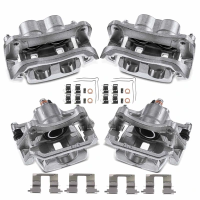 4 Pcs Front & Rear Disc Brake Calipers