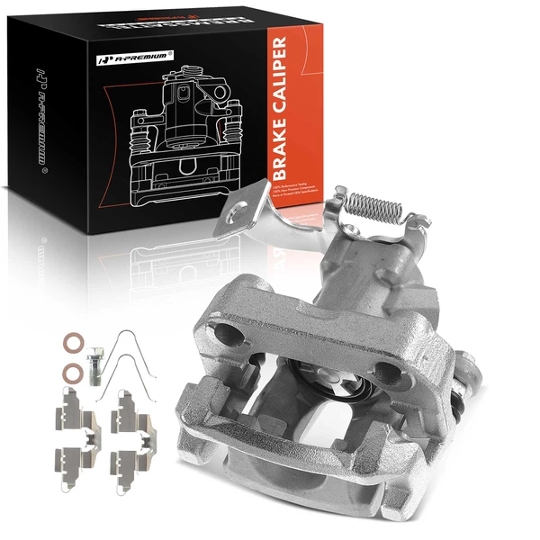 1-Pc Brake Caliper Rear Left Driver Side 1-Piston A-Premium APBC1012