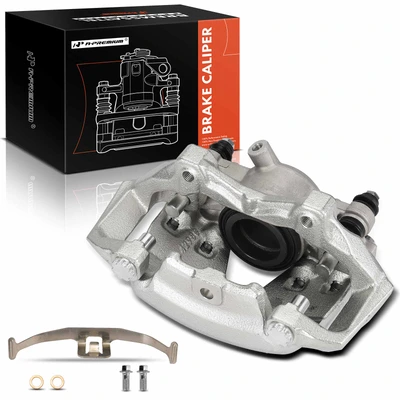 Front Passenger Disc Brake Caliper with bracket