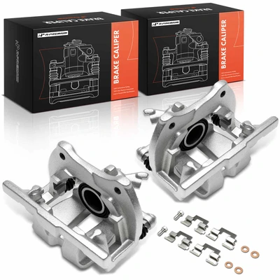 2pc Brake Caliper Rear Driver & Passenger 1-Piston A-Premium APBC4658