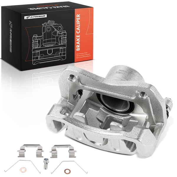 2016-2021 Kia Sportage 1-Pc Brake Caliper with Bracket Front Left Driver Side 1-Piston A-Premium APBC4677