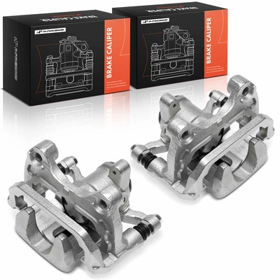 2 Pcs Rear Brake Caliper with 1-Piston