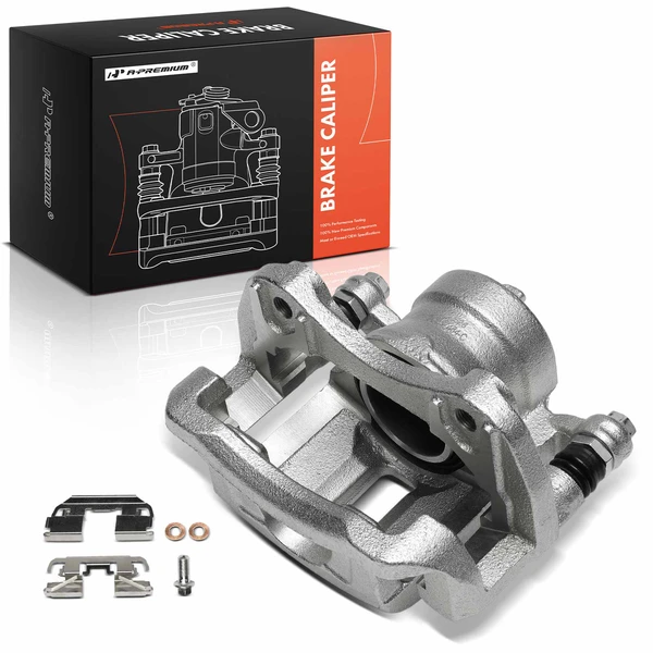 1-Pc Brake Caliper Front Left Driver Side 1-Piston A-Premium APBC4447