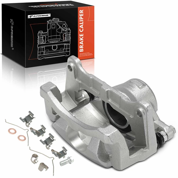 1 -Pc Brake Caliper Front Right Passenger Side 1-Piston A-Premium APBC4128