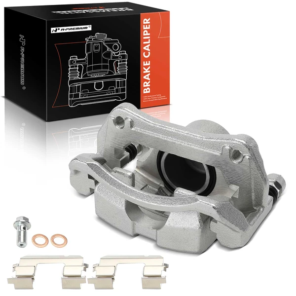 1 -Pc Brake Caliper Front Left Driver Side 1-Piston A-Premium APBC4384