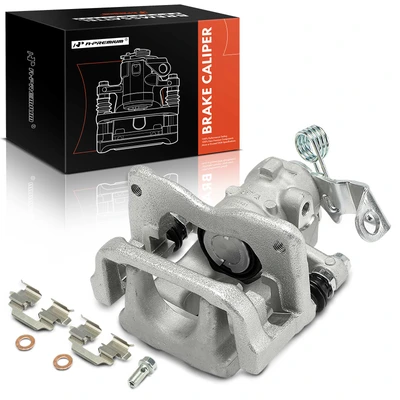 1-PC Disc Brake Caliper, Rear Left Driver Side, 1-Piston, A-Premium APBC4366