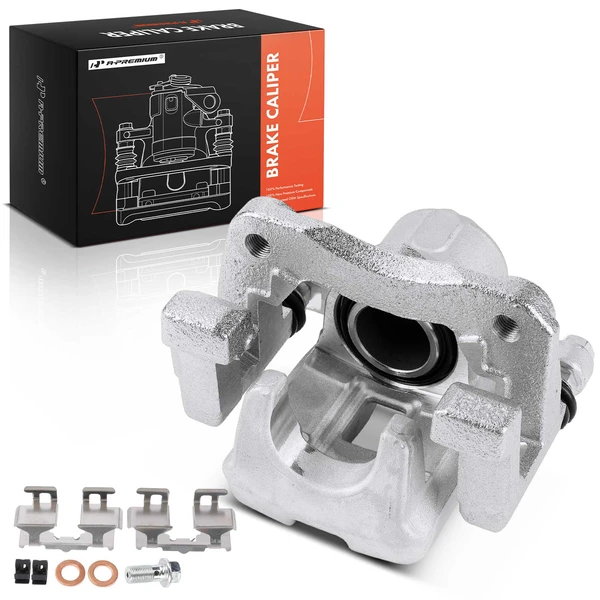 1-Pc Brake Caliper with Bracket Rear Left Driver Side 1-Piston A-Premium APBC4485