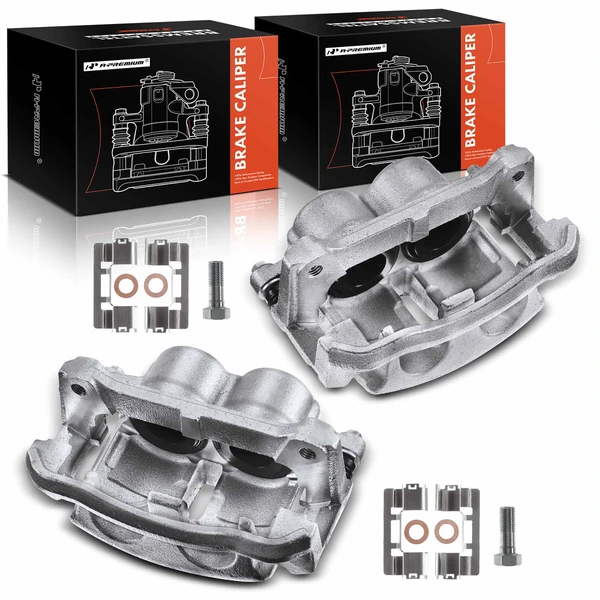 2-PC Brake Caliper, Front Driver & Passenger, 2-Piston, A-Premium APBC0186