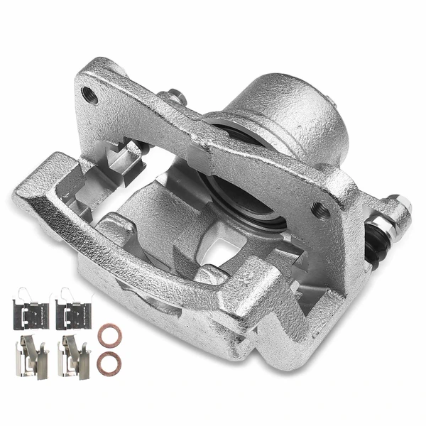 1-PC Brake Caliper, Front Left Driver Side, 1-Piston, A-Premium APBC2228