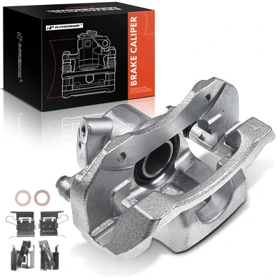 Rear Passenger Brake Caliper with Bracket