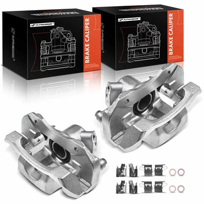 2 Pcs Rear Brake Caliper with Bracket