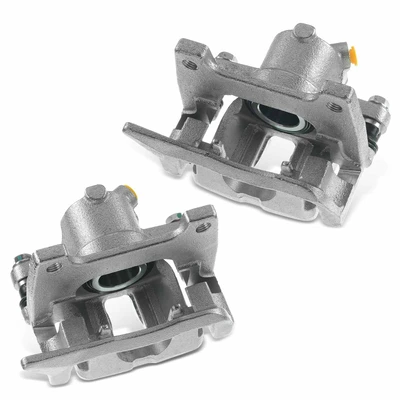 2 Pcs Front Disc Brake Calipers with Bracket