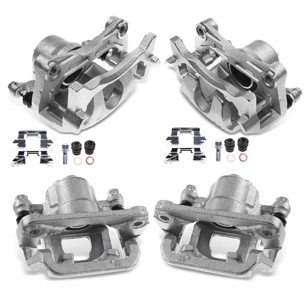 4-Pc Brake Caliper Front & Rear 1-Piston A-Premium APBC2487