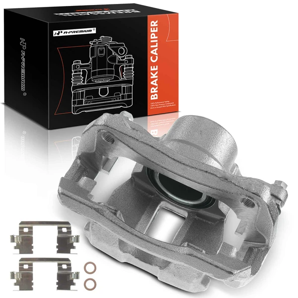 1-PC Brake Caliper, Front Left Driver Side, 1-Piston, A-Premium APBC1094