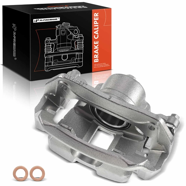 1-PC Brake Caliper, Front Right Passenger Side, 1-Piston, A-Premium APBC1087
