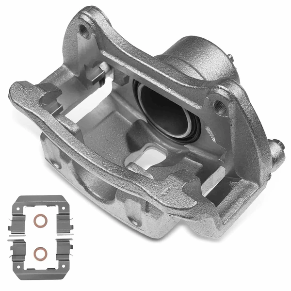 1-PC Brake Caliper, Front Left Driver Side, 1-Piston, A-Premium APBC2237