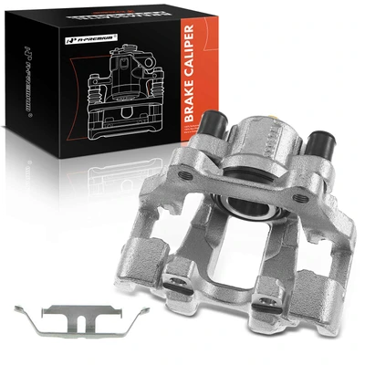 Rear Passenger Brake Caliper with Bracket