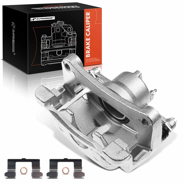 1-PC Brake Caliper, Front Right Passenger Side, 1-Piston, A-Premium APBC2242