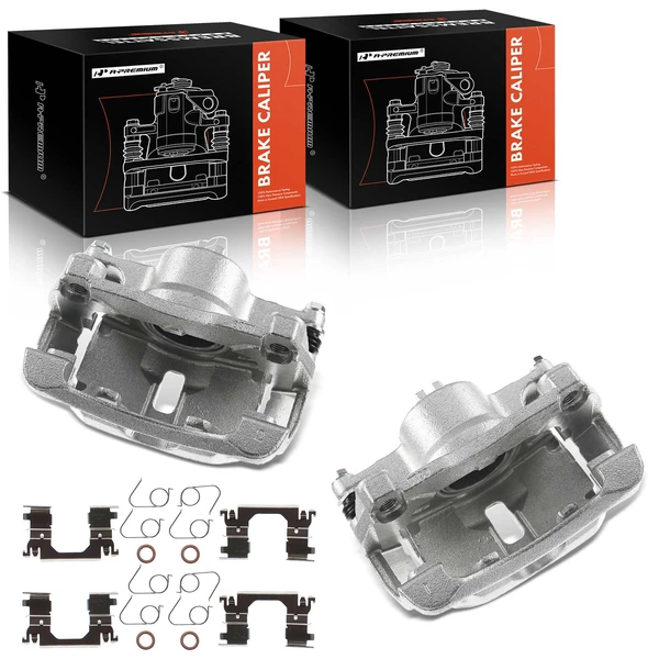 2-PC Brake Caliper, Front Driver & Passenger, 1-Piston, A-Premium APBC1119