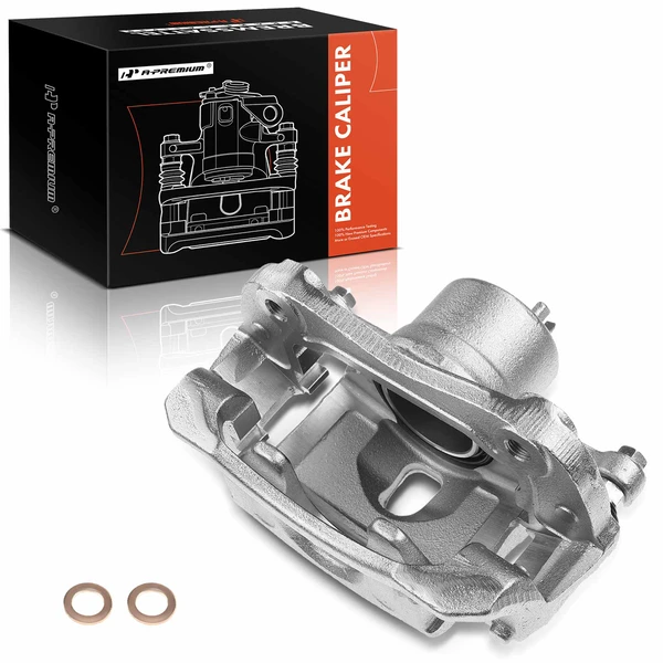 1-PC Brake Caliper, Front Left Driver Side, 1-Piston, A-Premium APBC2249