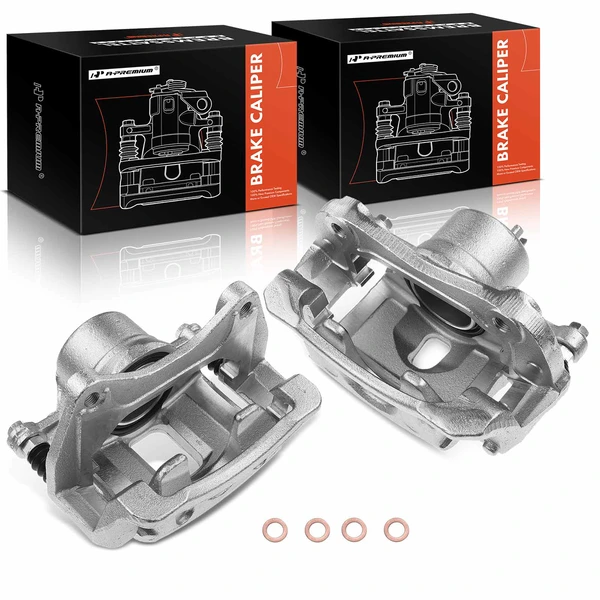 2014-2018 Kia Soul 2-Pc Brake Caliper Front Driver & Passenger 1-Piston A-Premium APBC2250