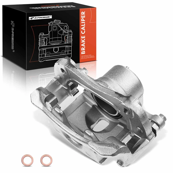 1-PC Brake Caliper, Front Right Passenger Side, 1-Piston, A-Premium APBC2251