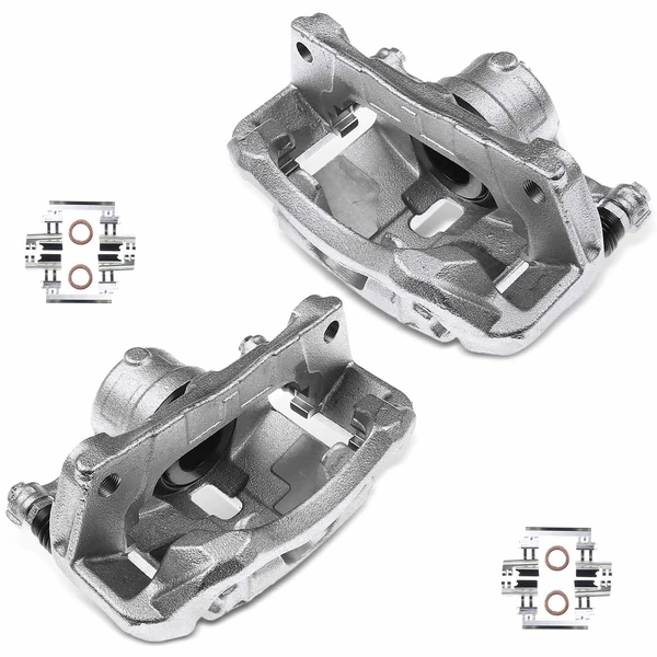 2014-2016 Mazda 3 2-Pc Brake Caliper Front Driver & Passenger 1-Piston A-Premium APBC2476