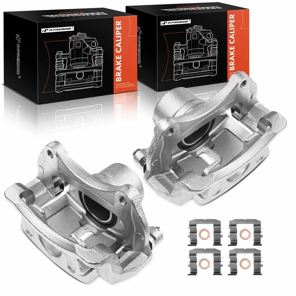 2-PC Brake Caliper, Front Driver & Passenger, 1-Piston, A-Premium APBC2256