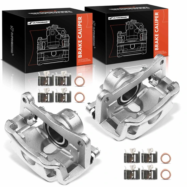 2-PC Brake Caliper, Front Driver & Passenger, 1-Piston, A-Premium APBC2259