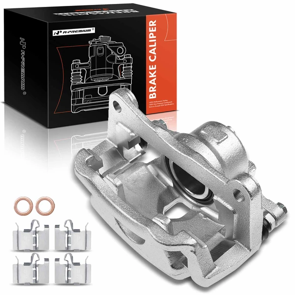 1-PC Brake Caliper, Front Right Passenger Side, 1-Piston, A-Premium APBC2260
