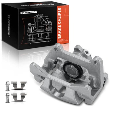 Rear Passenger Brake Caliper with Bracket