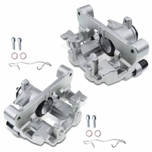 2 Pcs Rear Disc Brake Calipers with Bracket