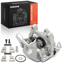2008-2009 Volkswagen Passat 1pc Brake Caliper with Bracket Rear Right Passenger Side 1-Piston A-Premium APBC4530