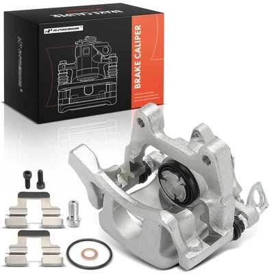 Rear Passenger Brake Caliper with Bracket